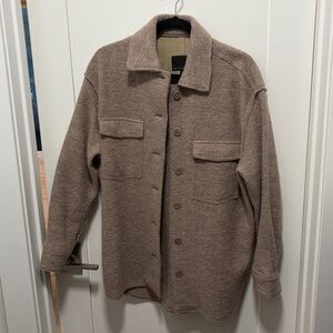 Banana Republic Oversized 100% Wool Shirt Jacket